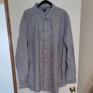 APT.9 Men's Striped Blue Shirt , NEW